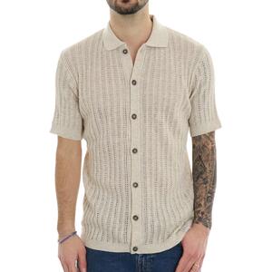 POLO TRAFORATA BEIGE